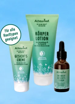 BADER Hochwertiges Naturkosmetik-Pflege-Set, 3-teilig