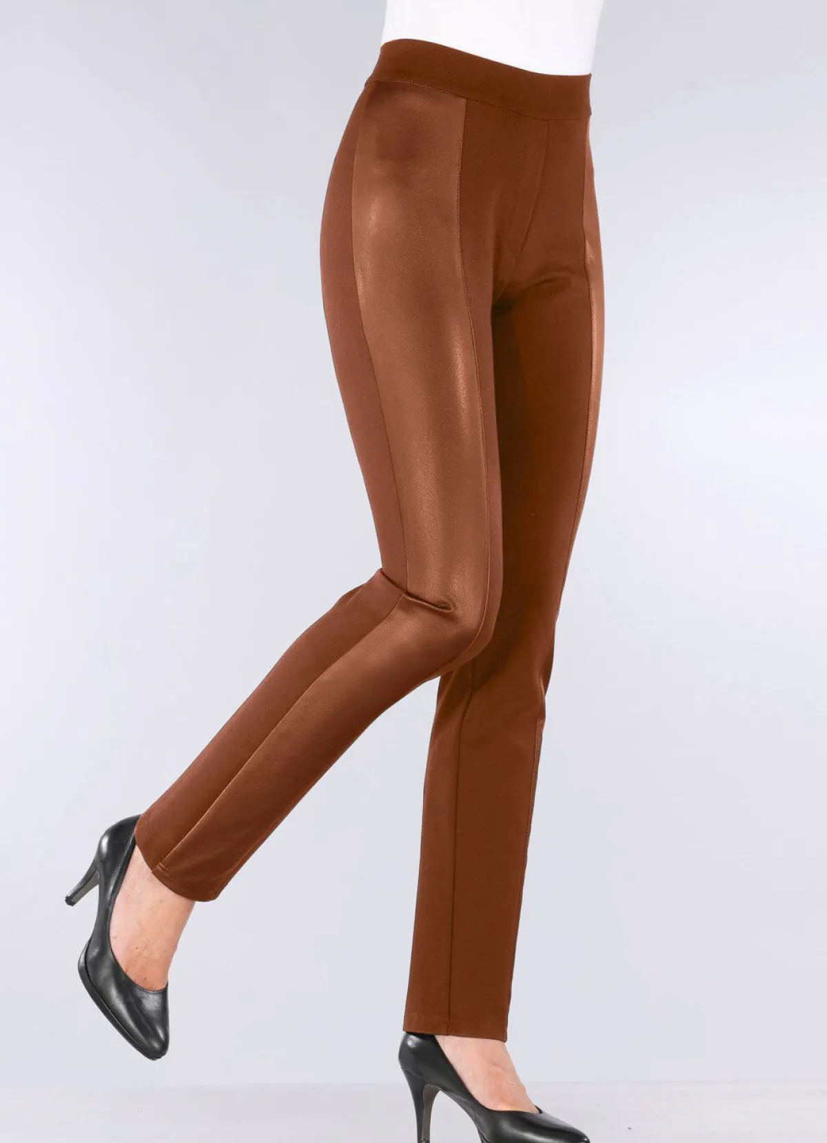 Damen KLAUS MODELLE MADE IN GERMANY Hose im angesagten Materialmix