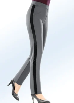 Damen KLAUS MODELLE MADE IN GERMANY Hose im angesagten Materialmix