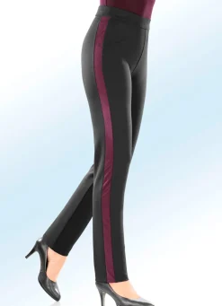 Damen KLAUS MODELLE MADE IN GERMANY Hose im angesagten Materialmix
