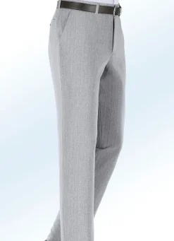 Herren KLAUS MODELLE MADE IN GERMANY Hose in Leinenoptik in 2 Farben