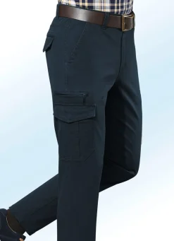 Herren BADER Hose mit Cargotaschen in 3 Farben