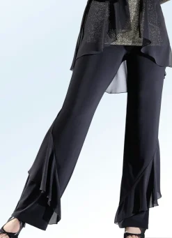 Damen ELENA EDEN Hose mit effektvollen Volants