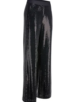 Damen Tizia Hose mit funkelnden Pailletten