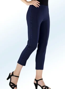 Damen BADER 7/8-Hose mit Plättchenzier