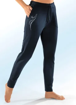 Damen PLANTIER Hose mit Schmucksteinzier