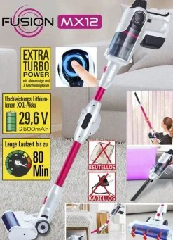 BADER 2-in-1 Akku Hand- und Bodenstaubsauger Fusion MX 12