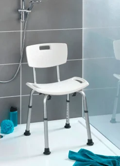 BADER 2-in-1 Badestuhl/-hocker für sicheres Baden und Duschen