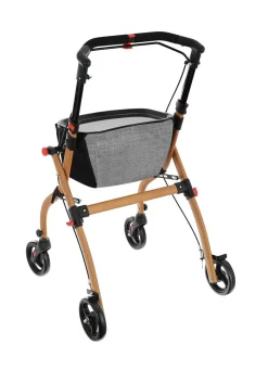 BADER Indoor Rollator - in edler Vollholzoptik