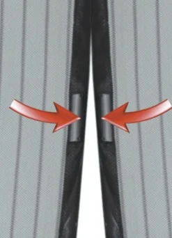 BADER Insektenvorhang mit Magnetsystem, Schließt automatisch!