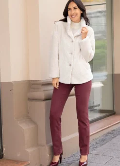 Damen laurakent Jacke aus kuschelweichem Plüsch