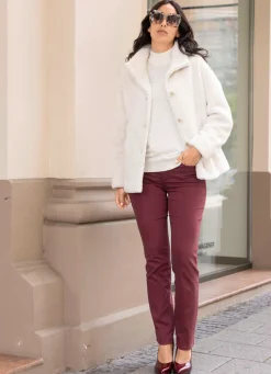 Damen laurakent Jacke aus kuschelweichem Plüsch