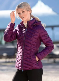 Damen Barbara Lebek Jacke mit 2-Wege-Reißverschluss
