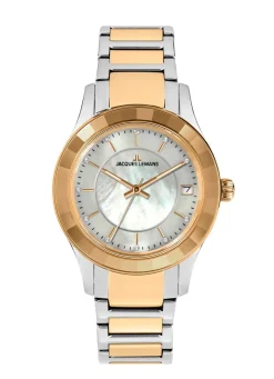 Damen BADER Jacques Lemans Quartz-Damenuhr - Eleganz in Bicolor