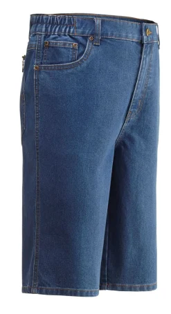 Herren BADER Jeans-Bermudas mit Dehnbundeinsätzen in 3 Farben