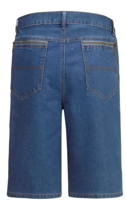 Herren BADER Jeans-Bermudas mit Dehnbundeinsätzen in 3 Farben