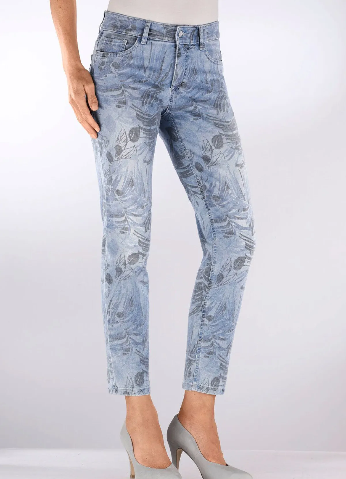 Damen laurakent Jeans mit floralem Druck
