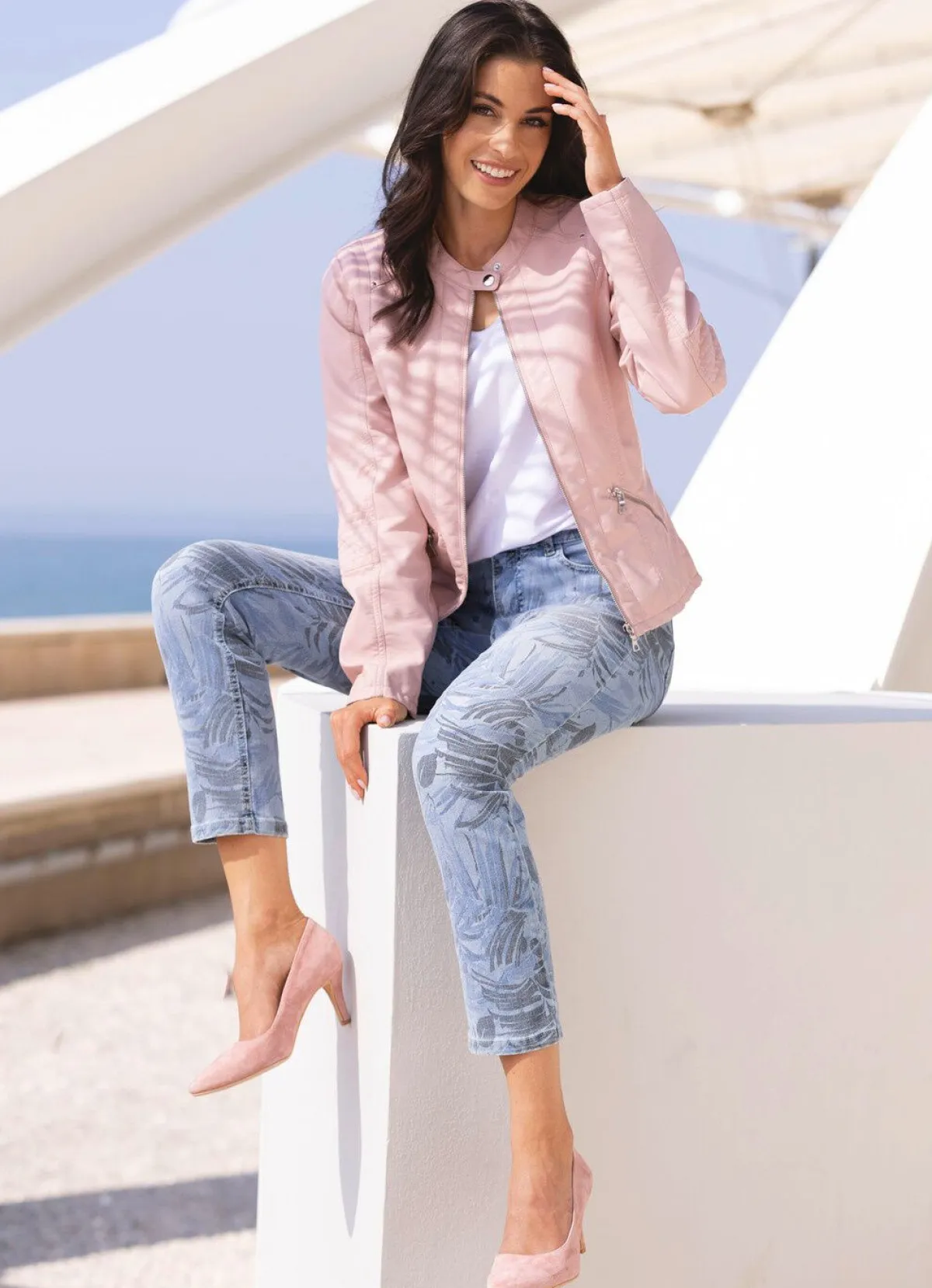 Damen laurakent Jeans mit floralem Druck
