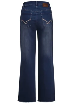 Damen COSMA Jeans mit modischer Beinweite