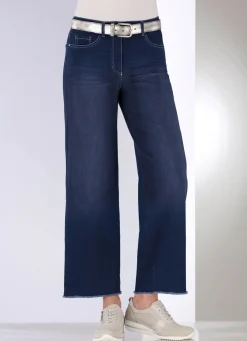 Damen COSMA Jeans mit modischer Beinweite