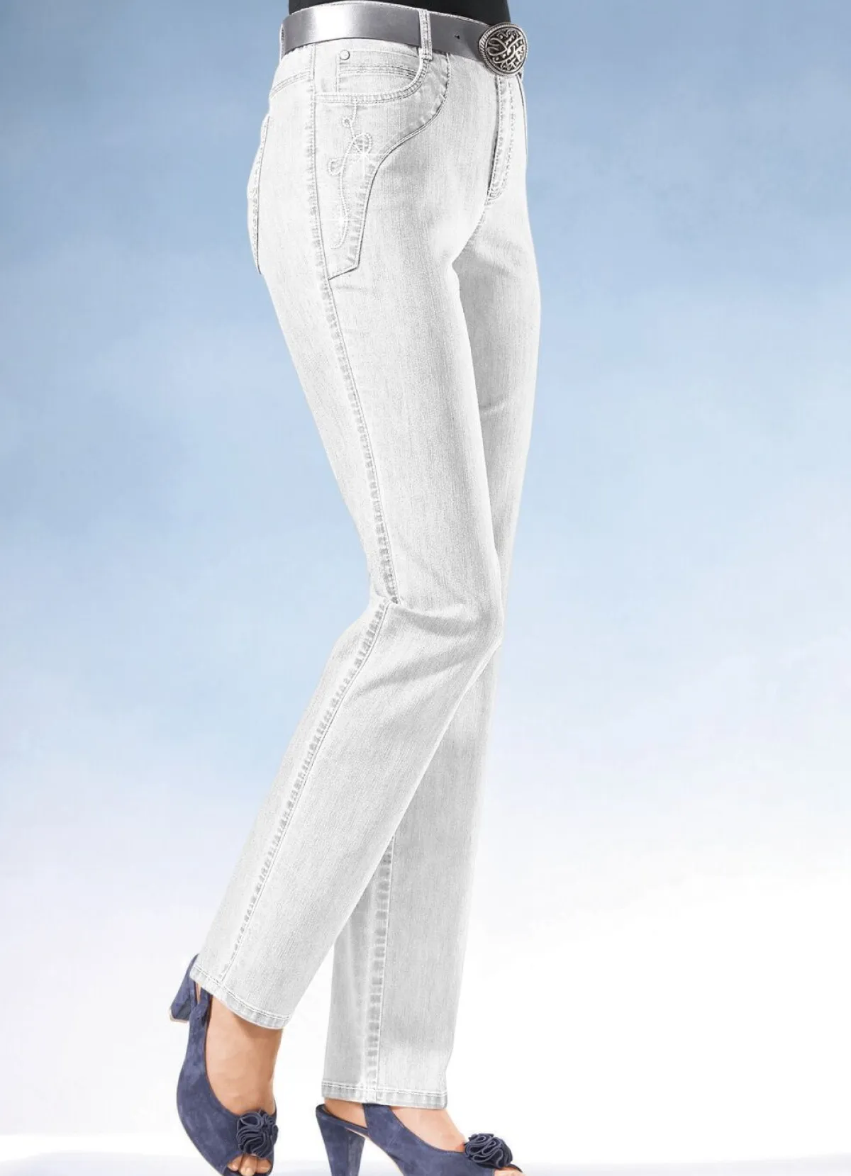 Damen ASCARI Jeans mit weiterem Bundumfang