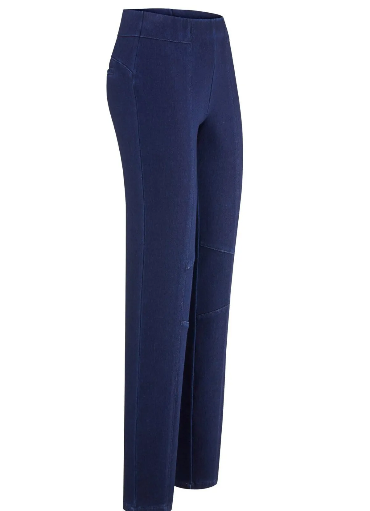 Damen COSMA Jersey-Hose in Denim-Optik