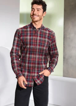 Herren BADER "King's Road"-Hemd mit Button-down-Kragen