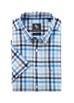 Herren BADER "King's Road"-Hemd mit Button-Down-Kragen in 4 Farben