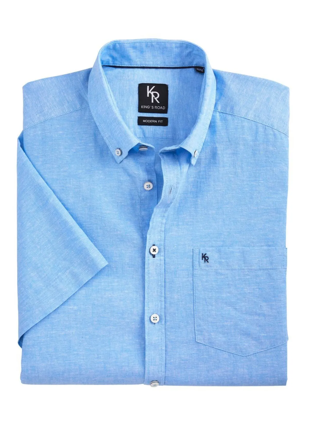 Herren BADER "King's Road"-Hemd mit Button-Down-Kragen in 4 Farben