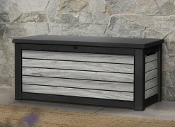 BADER Kissenbox in trendiger Holzoptik