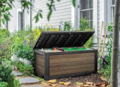 BADER Kissenbox in trendiger Holzoptik