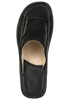 Damen BADER Klassische Damen-Pantoletten, aus Leder