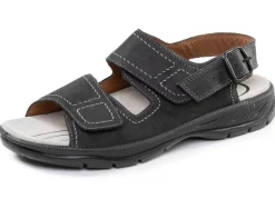 Herren BADER Klassische Herren-Sandalen, Weite H, mit Klettverschluss