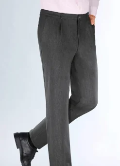Herren BADER "Klaus Modelle"-Edeljeans mit Bundfalten in 2 Farben