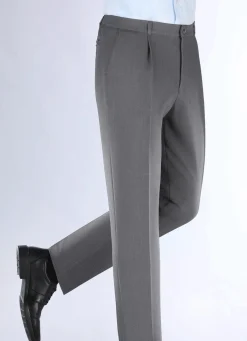 Herren BADER "Klaus Modelle"-Hose mit Bundfalten in 3 Farben
