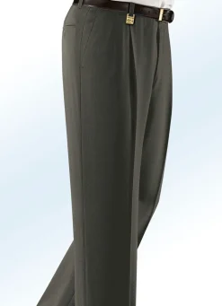 Herren KLAUS MODELLE MADE IN GERMANY "Klaus Modelle"-Hose mit Gürtel in 4 Farben