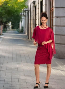 Damen BADER Kleid in 2-in-1-Optik