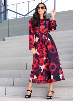 Damen Tizia Kleid mit Floral-Dessin