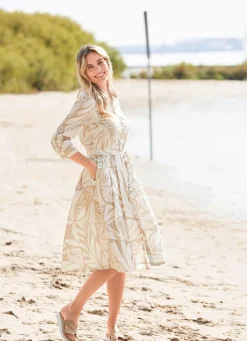 Damen Tizia Kleid mit Hemdkragen