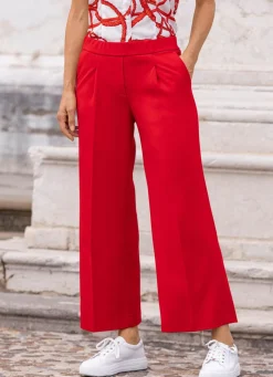 Damen ASCARI Knöchellange Hose mit weitem Bein