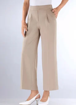 Damen ASCARI Knöchellange Hose mit weitem Bein