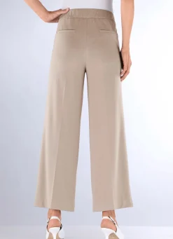 Damen ASCARI Knöchellange Hose mit weitem Bein