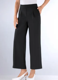 Damen ASCARI Knöchellange Hose mit weitem Bein