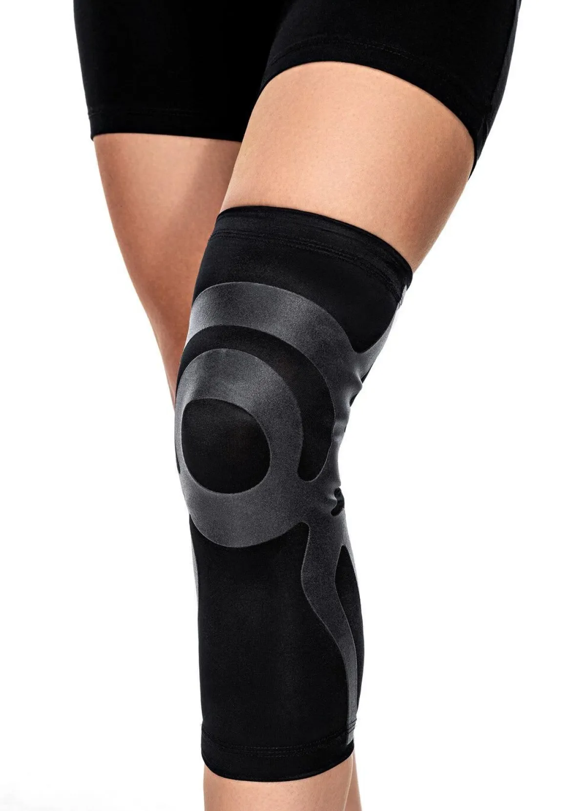 BADER Kniebandage mit integrierten Tapes