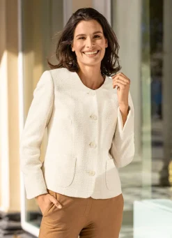 Damen BADER Kurzblazer mit Schubtaschen