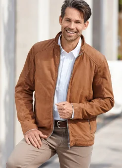 Herren BADER Kurzjacke aus Nubukleder