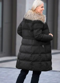 Damen BADER Kurzmantel mit Gürtel