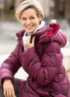 Damen BADER Kurzmantel mit Zickzack-Stepp