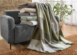 BADER Kuschelig-weiche Schlafdecke Cotton Home