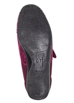 Damen LAURINA , klassische Damen-Klettschuhe, mit elastischem Samt